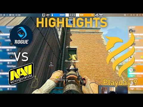 Rogue vs NaVi - HIGHLIGHTS - Playday 9 - EUL 2022 Stage 2 - R6 Esport