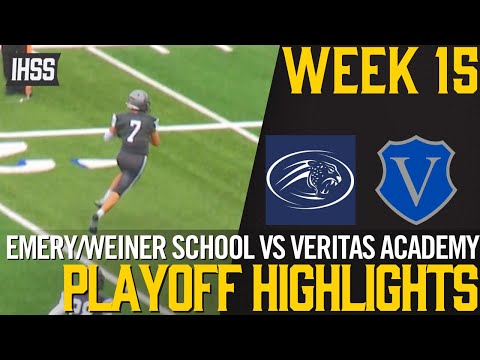 Emery/Weiner School vs Veritas Academy - 2023 Week 15 Football Highlights