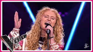 16 YEARS OLD AND SHE SINGS LIKE THAT?! ALL By MYSELF Celine Dion HIT-Audition On THE VOICE!