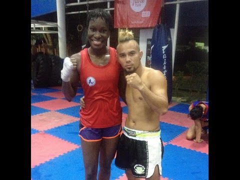 Candice K Mitchell - Boxing at PTT Oledong Session #1