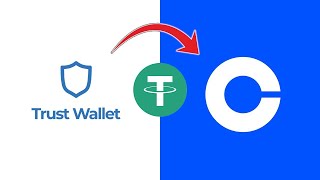 How To Transfer Tether (USDT) From Trust Wallet To Coinbase - For Beginners