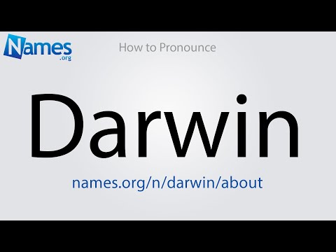 How to Pronounce Darwin