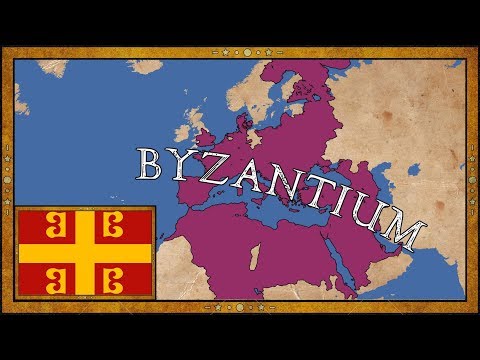 EU4 - Byzantium - PURPLE PHOENIX - Timelapse