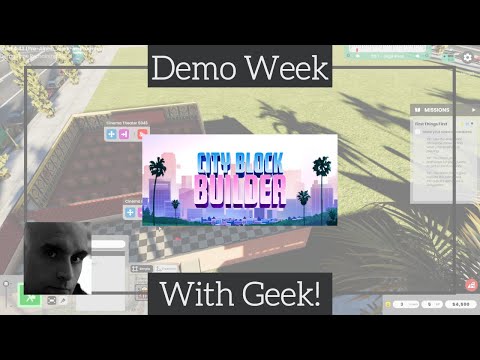 City Block Builder  ~ Ep.1 ~ Building on One City Block ~ Demo Week with Geek!