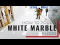 HOW TO Pour A White Marble Floor