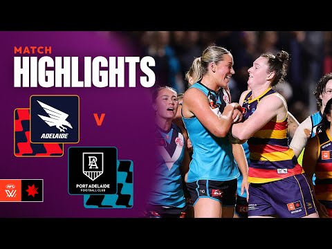 Adelaide Crows v Port Adelaide Highlights | Round 11, 2025 | AFLW