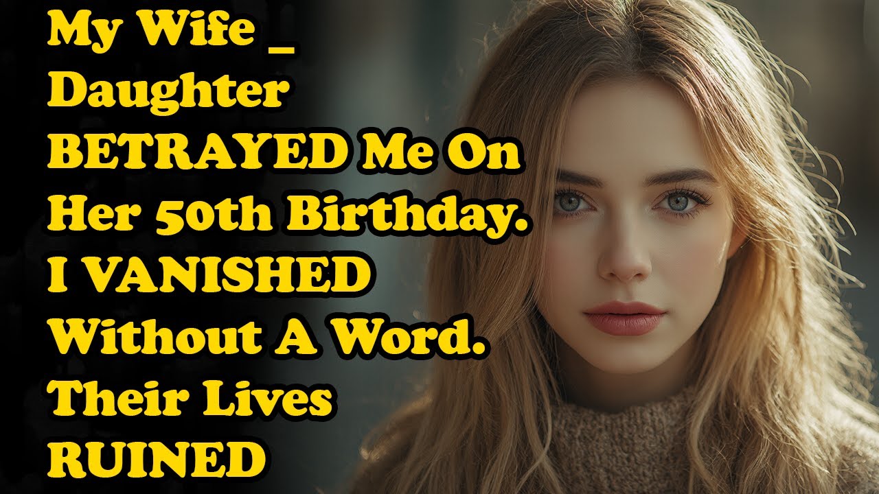 My Wife   Daughter BETRAYED Me On Her 50th Birthday  I VANISHED Without A Word  Their Lives RUINED