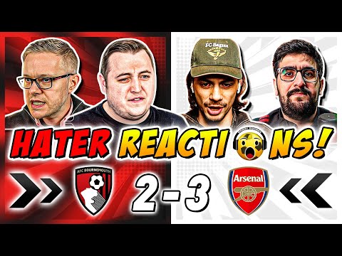Arsenal's Rivals & Haters SALTY 😂 Reactions to Bournemouth 2-3 Arsenal | Premier League Fan Reaction