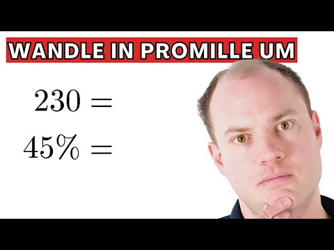 So geht es: Wandle in Promille um