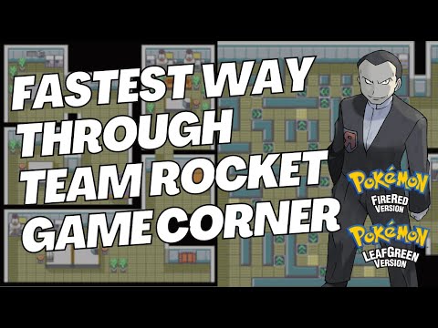 How To Get Through Team Rocket Game Corner | Pokémon Fire Red & Leaf Green Walkthrough | Fastest Way