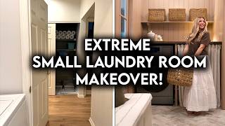 EXTREME LAUNDRY ROOM MAKEOVER | RENOVATION FROM START TO FINISH