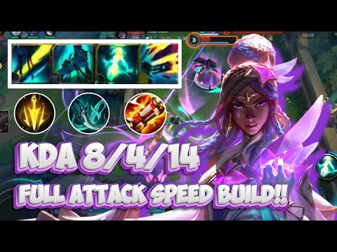 FULL ATTACK SPEED BUILD SENNA STAR GUARDIAN GAMEPLAY // WILD RIFT (BUILD + RUNES)