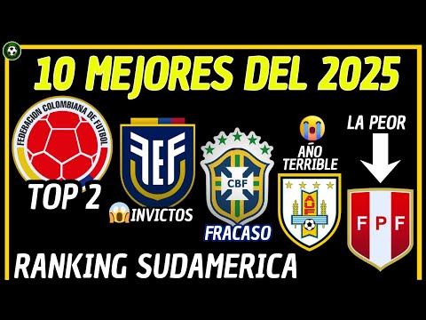 TOP 10 BEST SOUTH AMERICAN TEAMS IN 2025 / Who will have the best World Cup?