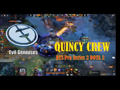 EG vs Quincy Crew - Arteezy faceless void Amazing chrono - BTS Pro Series 2 DOTA 2