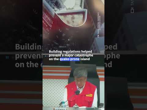 Powerful earthquake hits Taiwan | AFP #shorts
