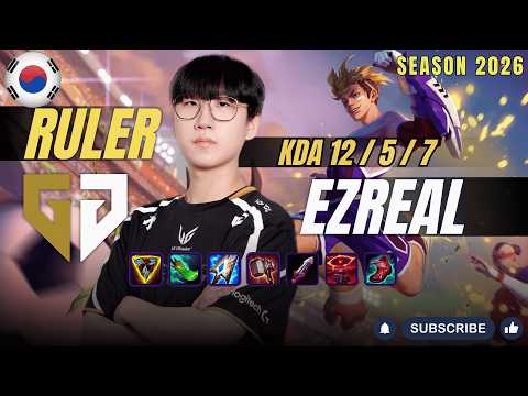 GEN Ruler EZREAL vs KAI'SA ADC - Patch 26.4 KR Ranked | lolrec
