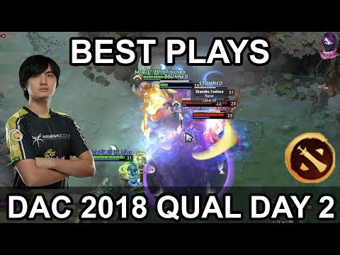 DAC 2018 Major BEST PLAYS Day 2 QUALS Highlights Dota 2 by Time 2 Dota #dota2