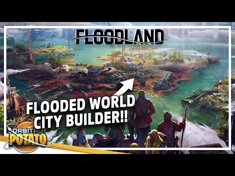 SUPER UNIQUE Colony Sim! - Floodland - City Builder & Resource Management Game