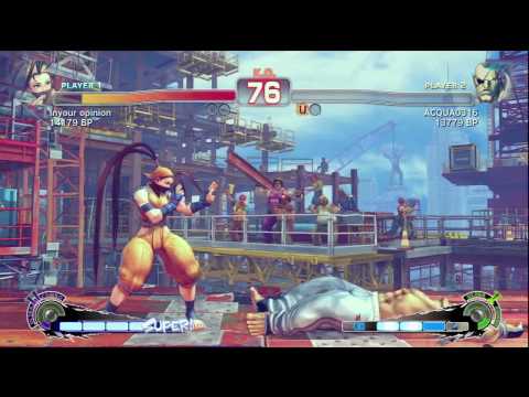SSF4 - Iyo (Ibuki) VS. ACQUA (Sagat)