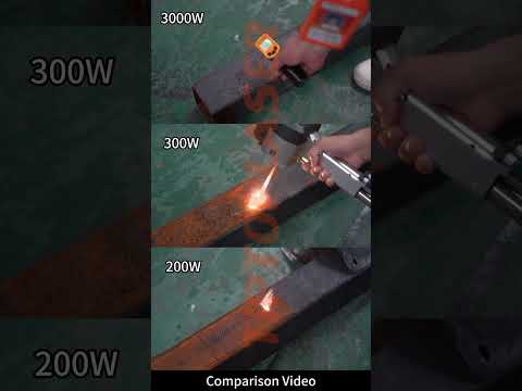 Comparing 3000w continuous laser cleaning machine VS 200W and 300w pulse laser cleaning machine