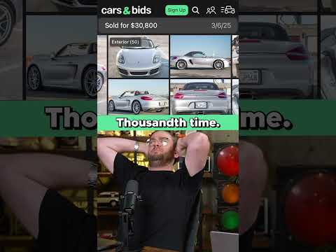 Thumbnail for Doug DeMuro on the Porsche 981 Boxster Market! by Porsche 981