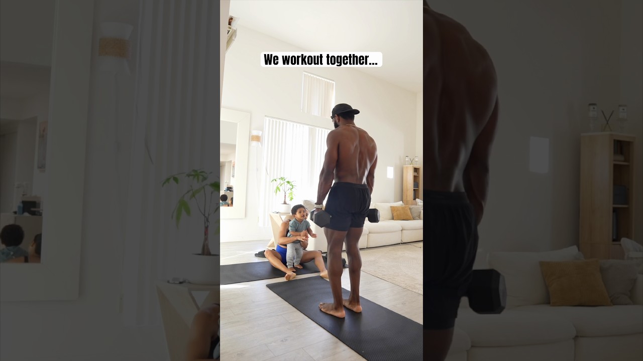 As parents, we have to set the tone for his lifestyle 💪🏾