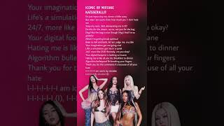 Download lagu LE SSERAFIM, ILLIT & KATSEYE - ICONIC BY MISTAKE #lyrics #iconicbymistake #katseye #kpop mp3