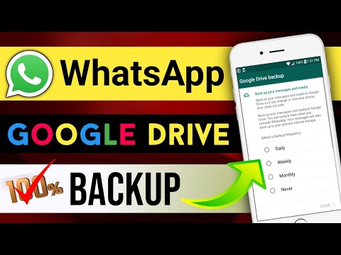 google drive backup II google drive backup whatsapp Video