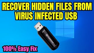 How To Recover Hidden Files From Virus Infected Usb || Recover Hidden Files