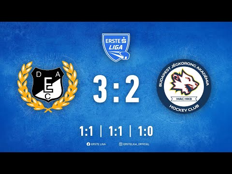 Gólösszefoglaló - EL 28 - DEAC - Budapest Jégkorong Akadémia HC 3-2 20231015