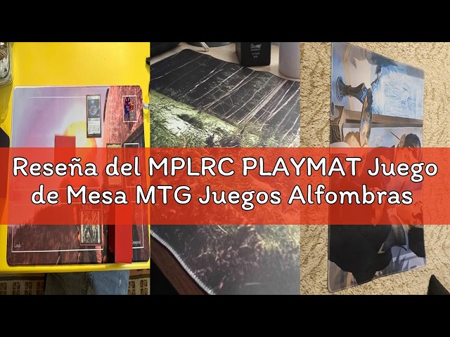 Vídeo relacionado con four leaves MTG Alfombra de juego + bolsa impermeable, tamaño 60 x 35 cm con zonas de mapas, juego de cartas coleccionables, alfombrilla de mesa, juegos, alfombrilla de ratón MTG (Dragon with Zone)