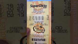 The BIG WIN 🥇 OFF of the $4 SUPER LOTTO