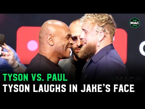 Mike Tyson vs. Jake Paul: Tyson Laughs In Jake's Face | Face Off