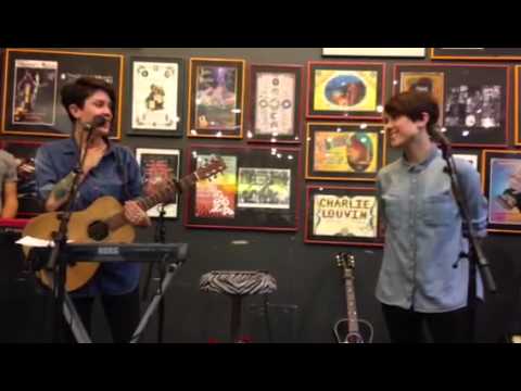 Tegan and Sara Banter - Twist and Shout Record In Store :: 22 august 2013 :: part 1
