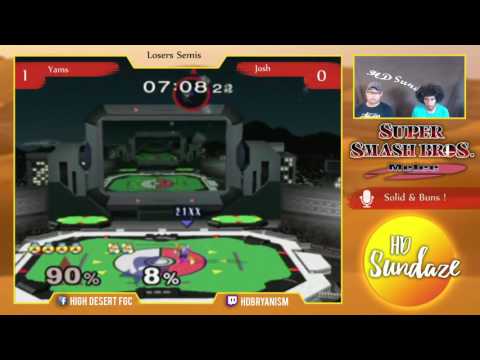 Yams vs Josh - Losers Semis - HD Sundaze Melee