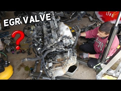 EGR VALVE LOCATION REPLACEMENT MAZDA CX-7 CX7 MAZDASPEED 3 SPEED 6 2.3 DISI MZR ENGINE