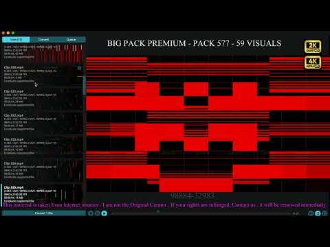 Big Pack Premium  - Pack 577  - 59 Visuals
