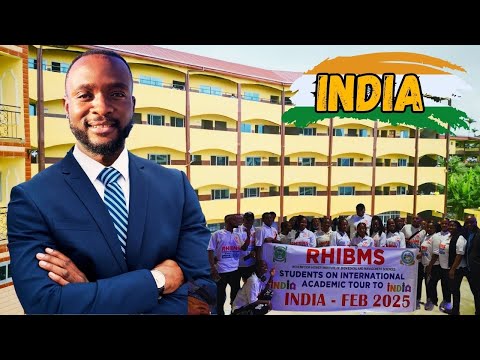 Cameroon's Best Univeristy (RHIBMS) Takes its Best Performing Students on An Academic Tour to India