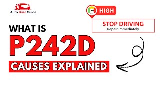 dtc p242d quickly Fix