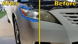 Camry Headlights restoration step by step - DIY