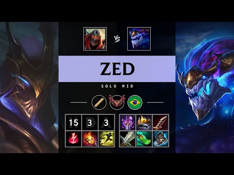 Zed Mid vs Aurelion Sol - BR Grandmaster Patch 25.04