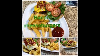 All American Bacon Cheeseburger with “Tapping in with The Lopez’s “