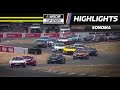 Denny Hamlin leads the field to green at Sonoma