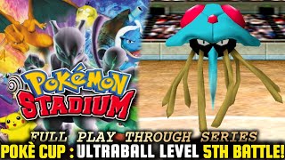 POKÈ CUP | ULTRABALL LEVEL | 5TH BATTLE | POKEMON STADIUM N64 PLAYTHROUGH SERIES #POKEMONSTADIUM