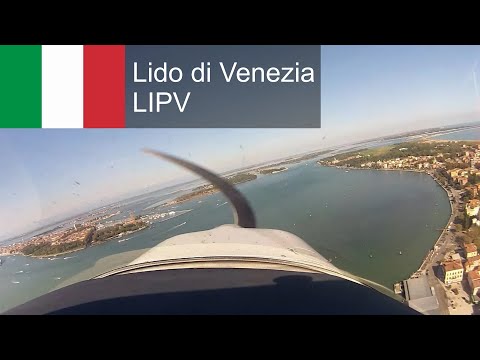 Arrival and landing in Venice - Lido di Venezia (LIPV) - Diamond Katana DA20-C1 Eclipse - VFR ATC