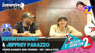 Kevin Duhaney & Jeffrey Parazzo (Power Rangers Dino Thunder SPD Ninja Steel) Tri-City Super Con 2019 video