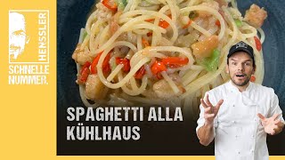 Schnelles Spaghetti alla Kühlhaus Rezept von Steffen Henssler | Günstige Rezepte Schnelles Spaghetti alla Kühlhaus Rezept von Steffen Henssler | Günstige Rezepte