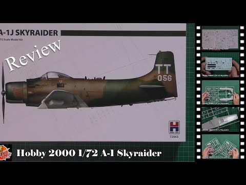Hobby 2000 1/72 AH 1 Skyraider Review