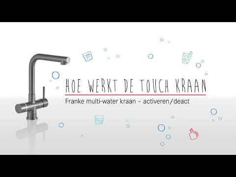 Franke multi-water kraan - Hoe werkt de touch kraan - activeren/deactive