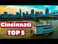 Cincinnati Ohio - 4K Drone Tour - TOP 5 Things To Do